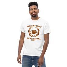 Load image into Gallery viewer, T-Shirt &quot;This is my lucky Fantasy Football Shirt&quot;
